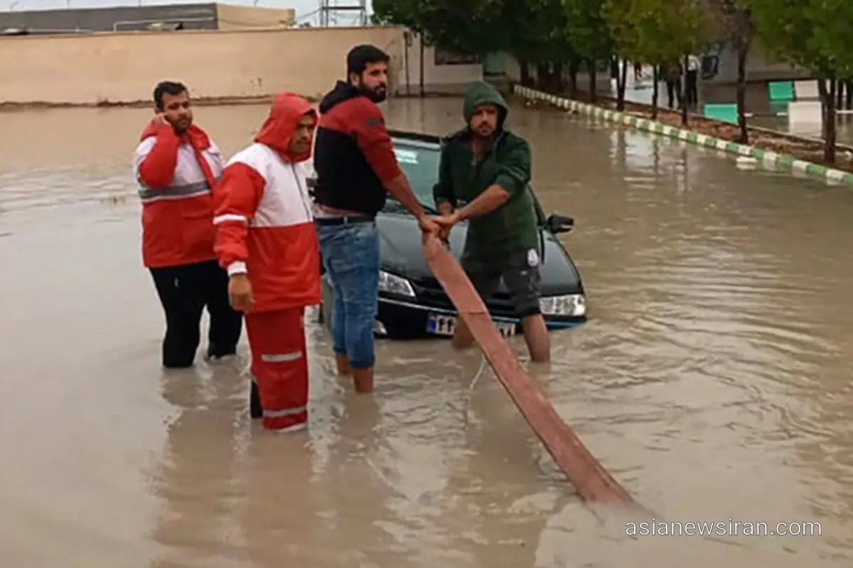 امدادرسانی آرشیوی در سیلاب ایران