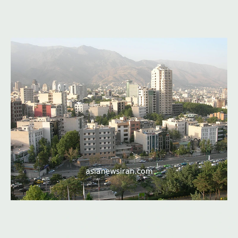 نمای آرشیوی شهر تهران و کوه‌های پیرامون