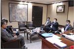 دیدار سرپرست شرکت آبفا استان یزد با فرماندار شهرستان بافق