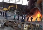 تخلیه مواد مذاب کوره فولاد زرند۹ مصدوم بر جا گذاشت