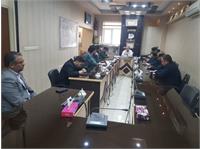 نشست برنامه ریزی مراسم تشییع و تدفین شهید گمنام در روستای محمد آباد بخش مرکزی