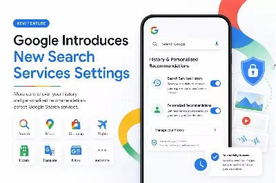 گوگل تنظیمات جدید Search Services History و Personalized Recommendations را معرفی کرد