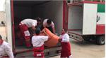 ۲۰۰ تخته پتو و بسته غذایی برای سیل زدگان زردین ارسال شد