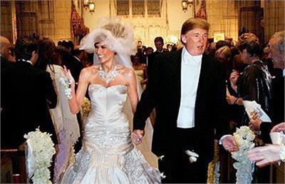 بیستمین سالگرد ازدواج ترامپ و ملانیا