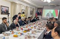 مراسم عصرانه سفارت جمهوری آذربایجان در تهران با اصحاب رسانه: خواهان صلح پایدار برای منطقه هستیم
