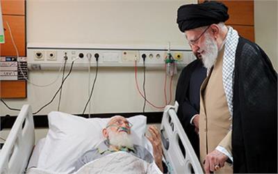 عیادت ویژه رهبر انقلاب از آیت‌الله نوری همدانی