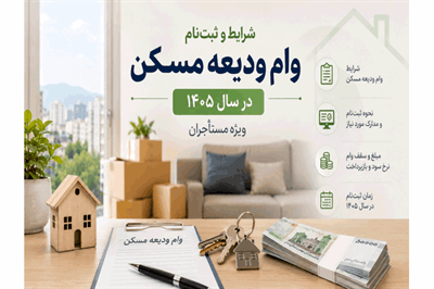 شرایط و ثبت‌نام وام ودیعه مسکن در سال ۱۴۰۵