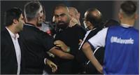 اخراج خبرنگار صدا و سیما از نشست خبری توسط مازیار زارع