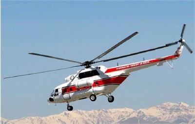 سقوط بالگرد هلال‌احمر در ارتفاعات اشترانکوه؛ ۸ سرنشین در خطر