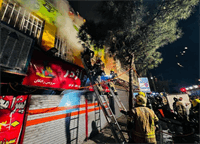 ماجرای آتش سوزی پاساژ پردیسان صادقیه تهران