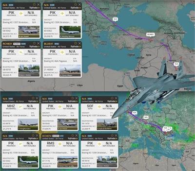 ورود ۱۰ فروند سوخت‌رسان آمریکا به قطر