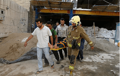 فاجعه در ولیعصر؛ سقوط بالابر جان کارگر را گرفت