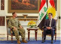 دیدار استراتژیک بارزانی با فرمانده سنتکام