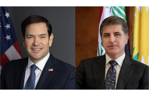 Mansour Jahani President Nechirvan Barzani receives a letter from the US Se...