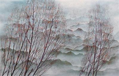 خوش در میان درختان در گالری ماد