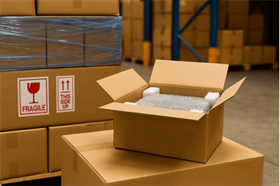 راهنمای بسته‌بندی استاندارد برای جلوگیری از خسارت بار