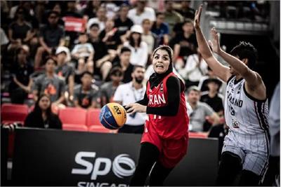 صعود تاریخی دختران بسکتبال ایران به نیمه‌نهایی