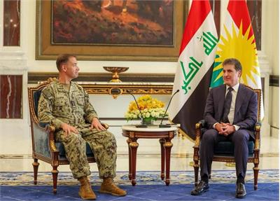 دیدار استراتژیک بارزانی با فرمانده سنتکام