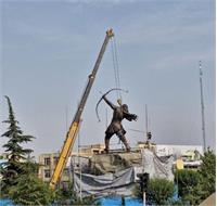 ماجرای مجسمه آرش کمانگیر در میدان ونک