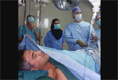 عابدزاده پس از جراحی زانو اولین قدم‌ها را برداشت