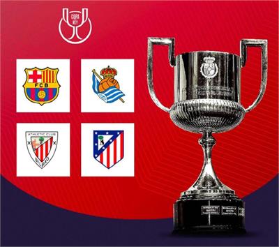 نتیجه قرعه کشی جام حذفی اسپانیا: بارسلونا و اتلتیکو مادرید در نیمه نهایی!