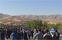 در مراسم تشییع پیکر مهسا امینی چه گذشت؟/نخستین ویدیوها از مراسم خاکسپاری+تصویر سنگ مزار