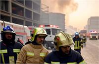 آتش‌سوزی مهیب در کارخانه لبنیات بزرگراه متوسلیان تهران: عملیات موفق آتش‌نشانی بدون تلفات جانی