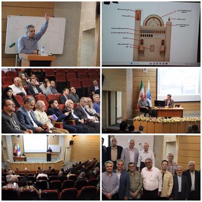 سی و هشتمین نشست تاریخ یزد با موضوع بازخوانی دستگاه زمان‌سنجی مدرسه رکنیه یزد برگزار شد