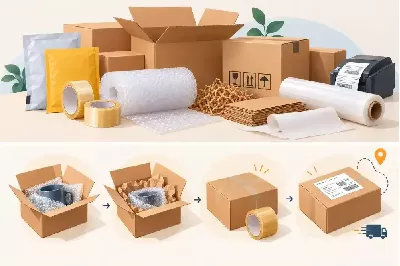 ضروری‌ترین وسایل بسته‌بندی برای ارسال محصولات