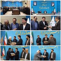 دیدار جمعی از فعالین فرهنگی،مفاخر و نویسندگان با استاندار یزد