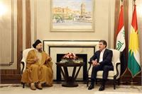 «نیچیروان بارزانی» با سید «عمار حکیم» دیدار کرد