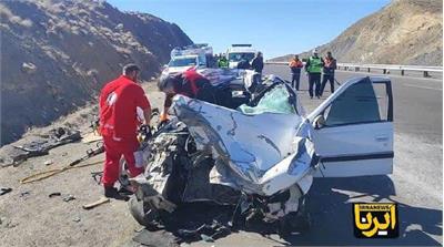 تصادف در آزادراه اصفهان-نطنز؛ ۶ مسافر پژو پارس جان باختند