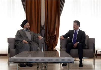 تأکید بارزانی و حکیم بر همکاری برای ثبات سیاسی عراق