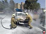 اصفهان / گرمای هوا ۲۸۱ خودرو را به آتش کشید