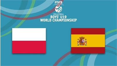 ساعت بازی والیبال لهستان اسپانیا