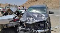 2 فوتی و چهار مصدوم در تصادف دو خودرو سواری در محور بافق