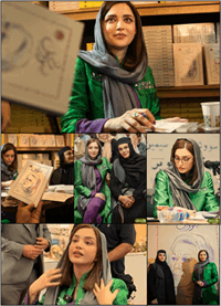 بهنوش طباطبایی نمایشگاه کتاب را به هم ریخت!