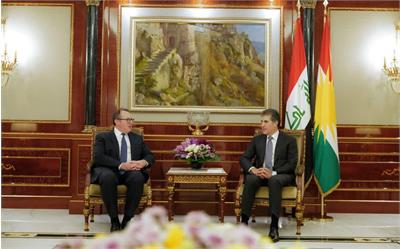 تمجید بارزانی و کاردار سفارت آمریکا از برگزاری موفقیت‌آمیز ششمین دوره انتخابات پارلمان عراق