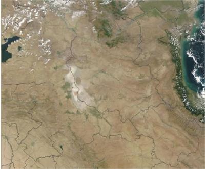 دریاچه ارومیه کاملا خشک شد!