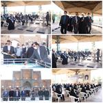 گلباران قبور مطهر شهدا به مناسبت فرارسیدن هفته گرامیداشت مقام معلم