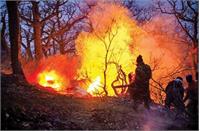 مهار آتش‌سوزی جنگل‌های گلستان پس از سه روز عملیات گسترده