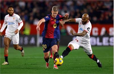 ساعت بازی بارسلونا سویا