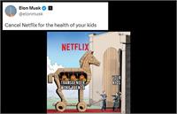ایلان ماسک: برای سلامت فرزندان‌تان نتفلیکس را لغو کنید
