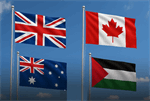 کانادا، استرالیا و بریتانیا به طور همزمان کشور فلسطین را به رسمیت شناختند