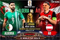 نتیجه بازی الجزایر و اتریش : گروه J جام جهانی 2026