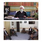 دیدار فرماندار با آیت الله محمدرضا ناصری نماینده ولی‌فقیه استان و امام‌ جمعه یزد