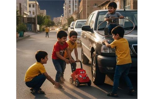 فاجعه‌ای تلخ در قم؛ قایم‌موشک به کام مرگ پسر ۶ ساله زیر چرخ ماشین گیر کرد و جان باخت