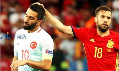 ساعت بازی ترکیه اسپانیا