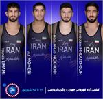 تحلیل چهار وزن دوم کشتی آزاد ایران روی تشک