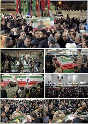 تشییع باشکوه شهید سرگرد «علیرضا دهقانی سانیج» از تفت تا سانیج؛ بدرقه مردمی برای قهرمان ایثار